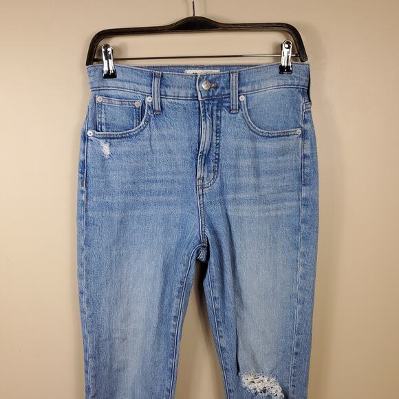 Madewell The Perfect Vintage Jean in Coney Wash: Destroyed Edition Size 26 - Picture 3 of 10